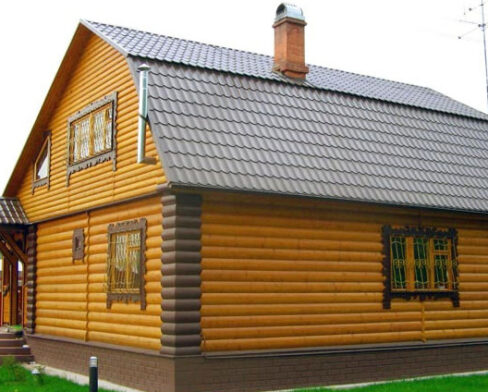 Технология отделки дома деревом снаружи