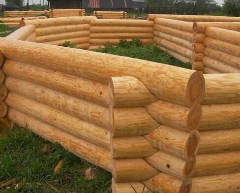 Технология обработки сруба своими руками
