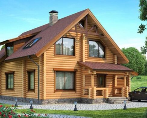 Изготовление домов из оцилиндрованных бревен своими руками