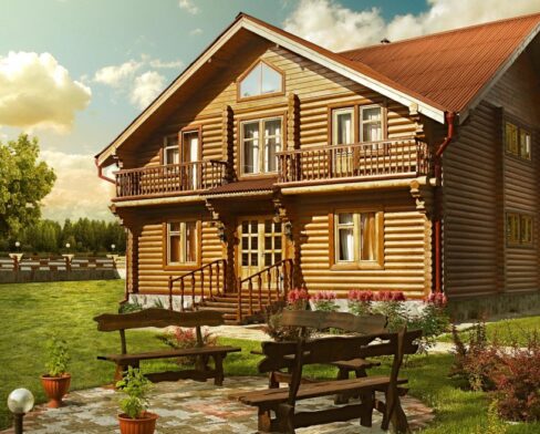 Как сделать окосячку в деревянном доме