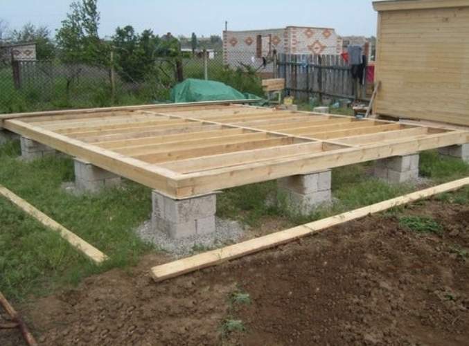 Строительство опорно столбчатого фундамента своими руками